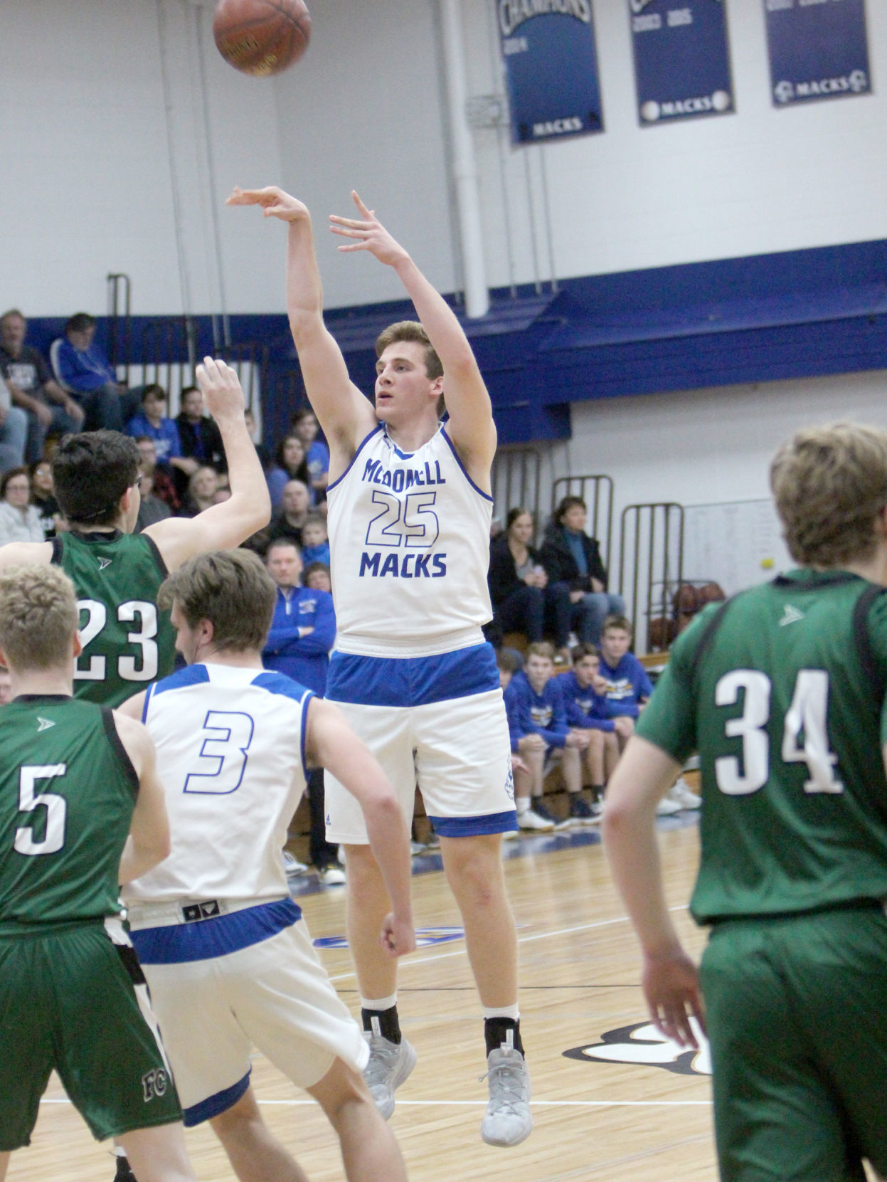 Fall Creek at McDonell boys basketball 12-20-19